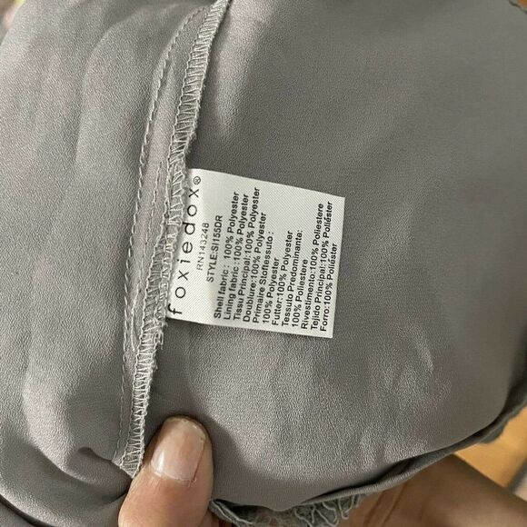 Anthropologie foxie dox blue lace halter mini dress size medium petite - Picture 7 of 8